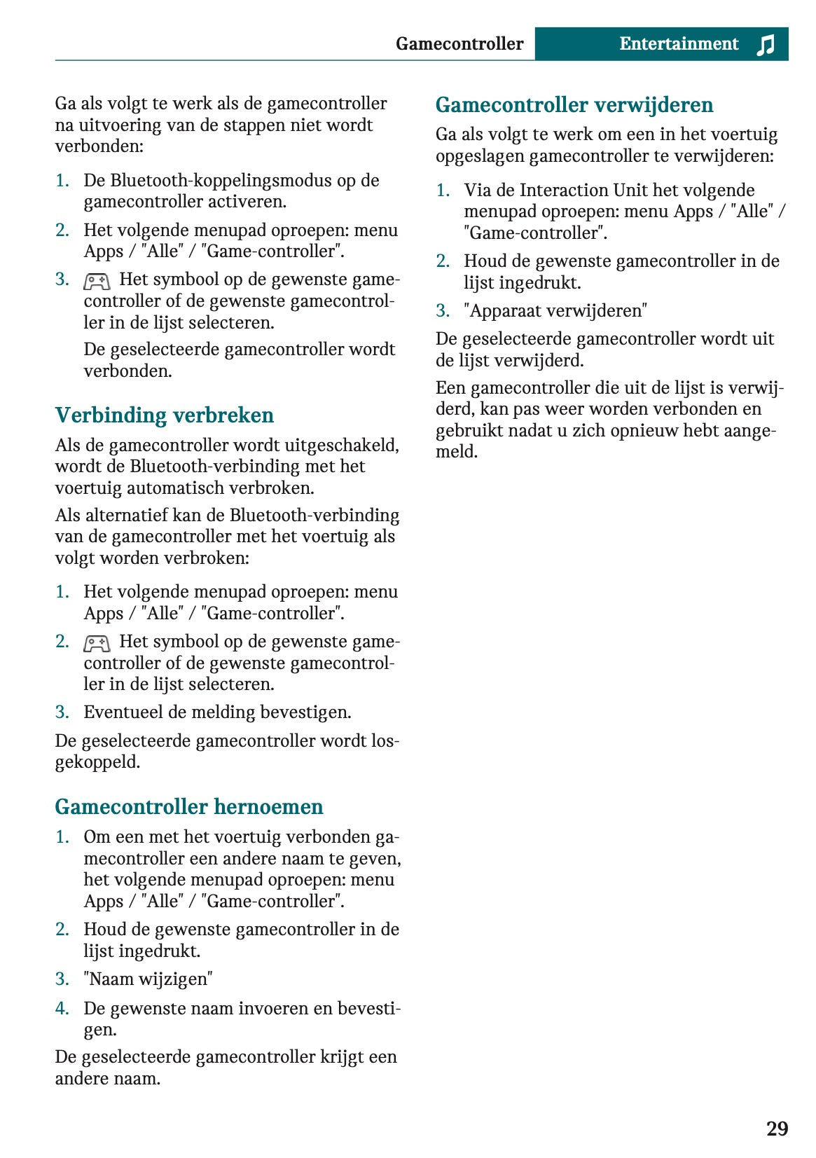 2025-2026 Mini Countryman Infotainment Manual | Dutch