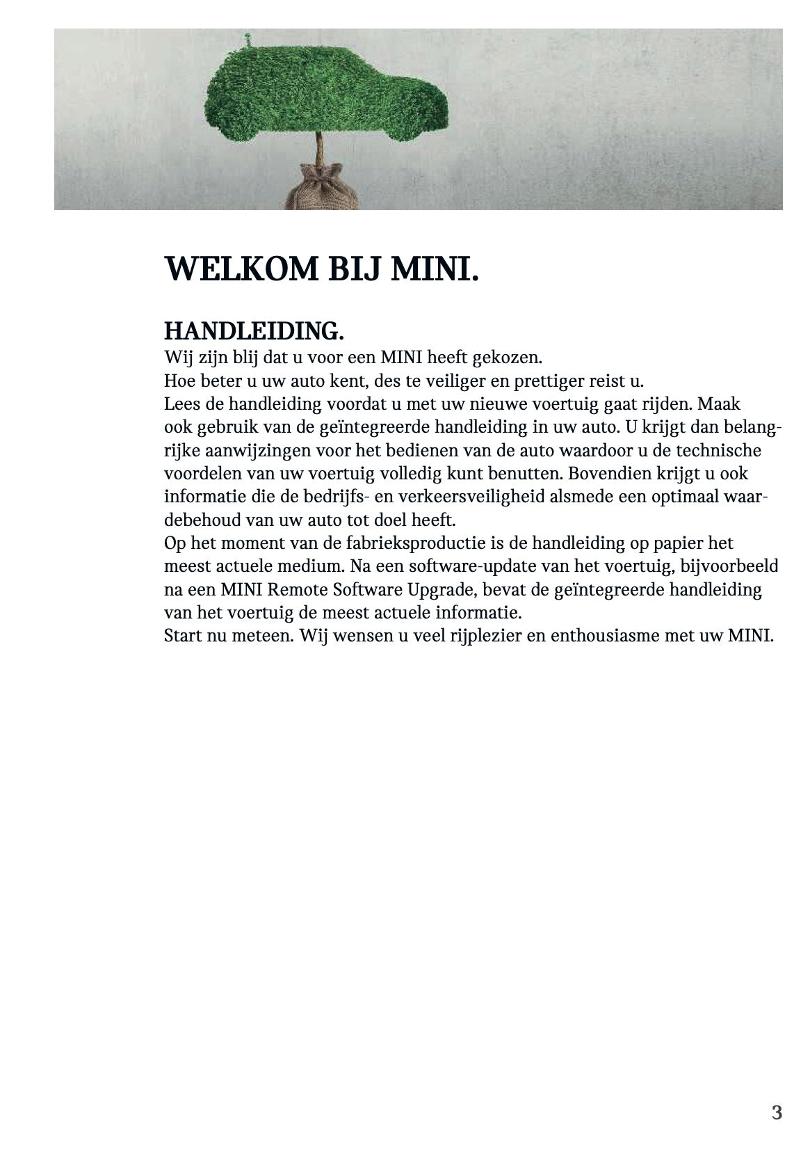 2025-2026 Mini Countryman Infotainment Manual | Dutch