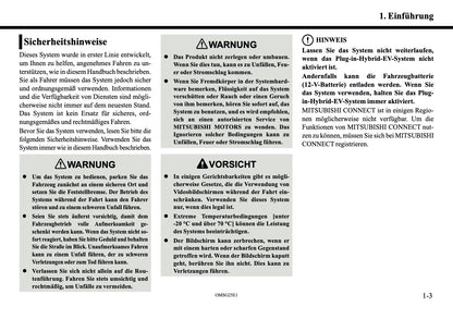 2025 Mitsubishi Outlander PHEV Smartphone Link Display Audio Manual | German