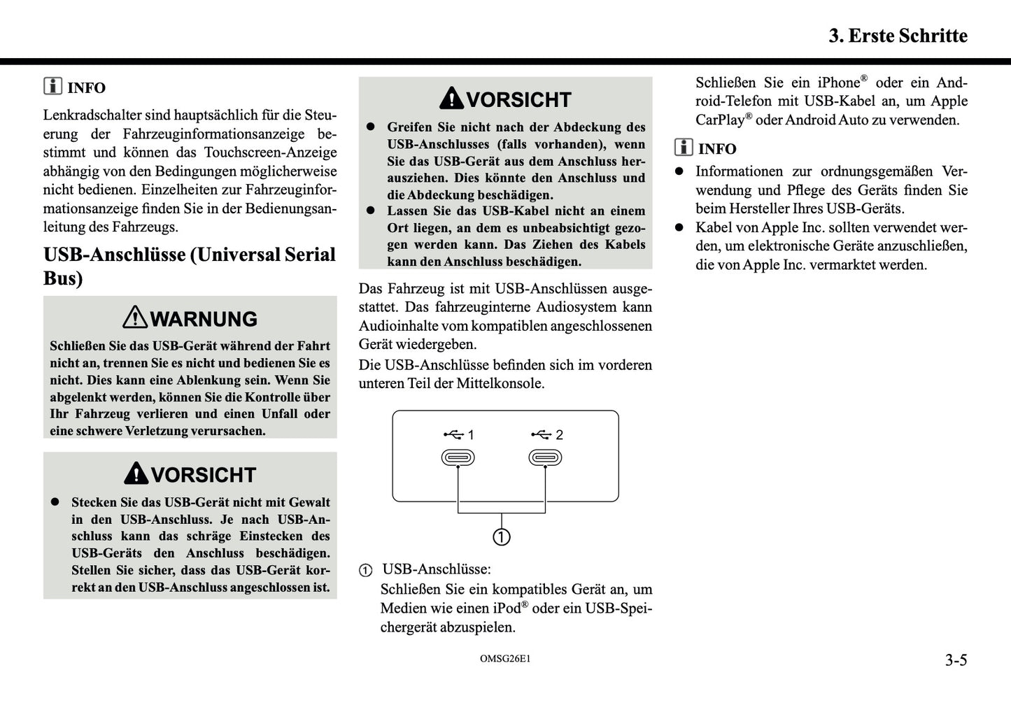 2026 Mitsubishi Outlander PHEV Smartphone Link Display Audio Anleitung | Deutsch
