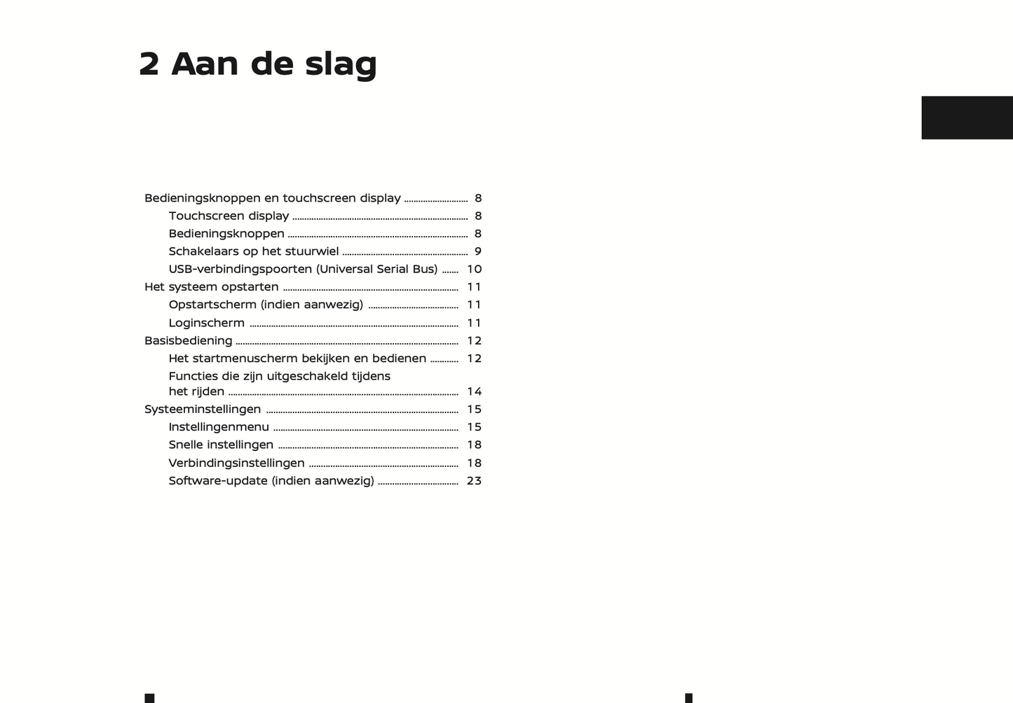 2022-2024 Nissan Connect Type A Infotainment Manual | Dutch