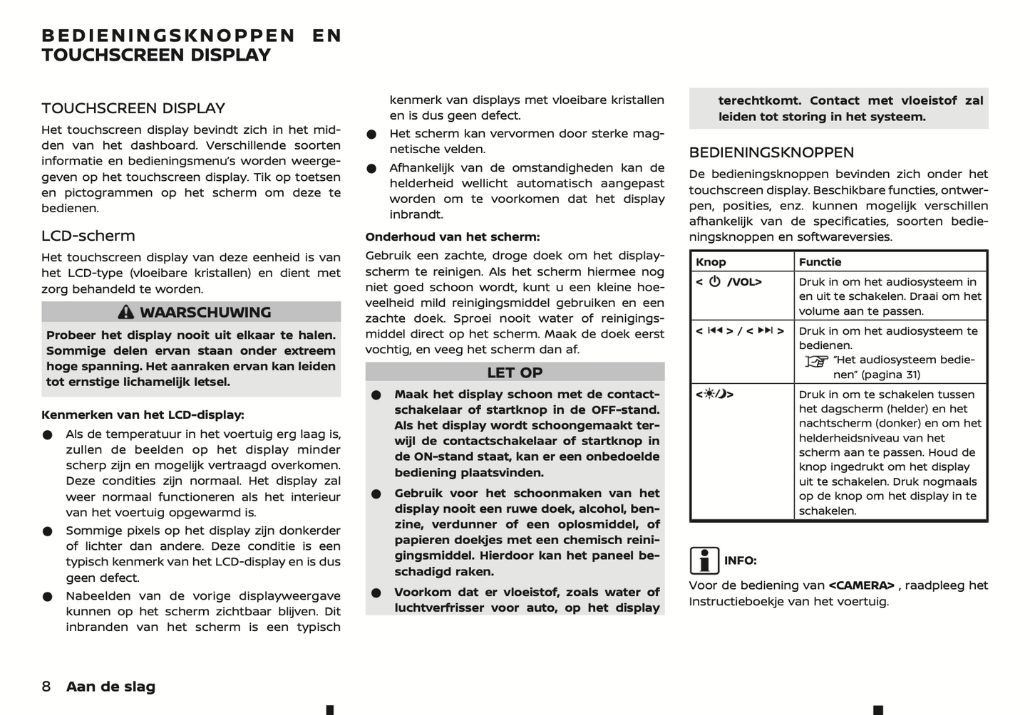 2022-2024 Nissan Connect Type A Infotainment Manual | Dutch