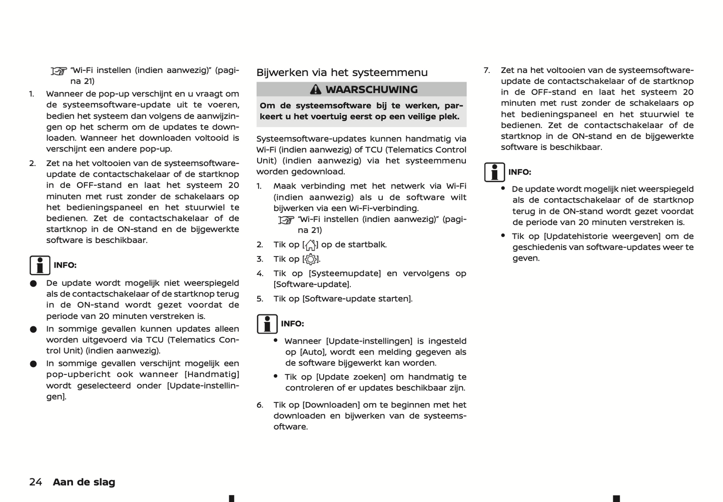 2022-2024 Nissan Connect Type A Infotainment Manual | Dutch