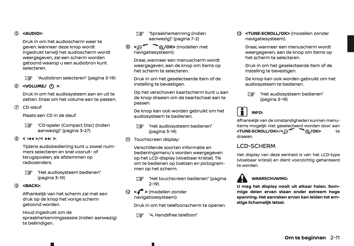 2018-2019 Nissan Connect Infotainment Manual | Dutch