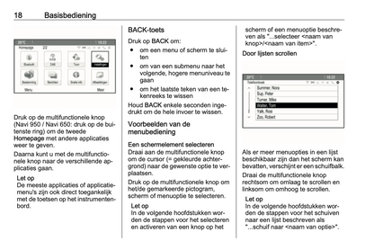 2016 Opel Cascada Infotainment Manual | Dutch