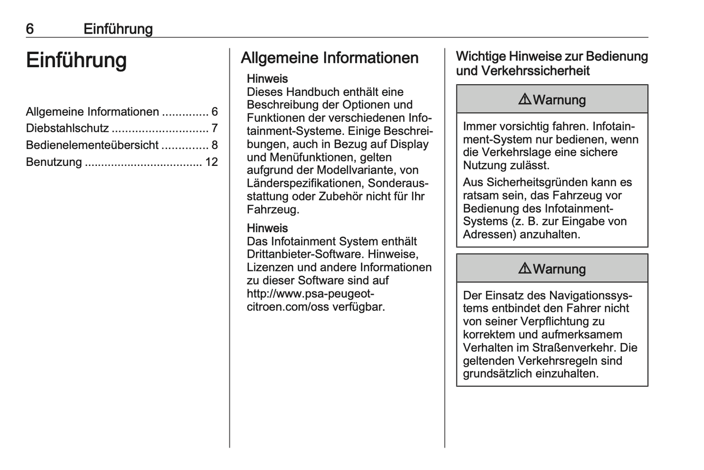 2021 Opel Corsa / Corsa-e Infotainment Manual German