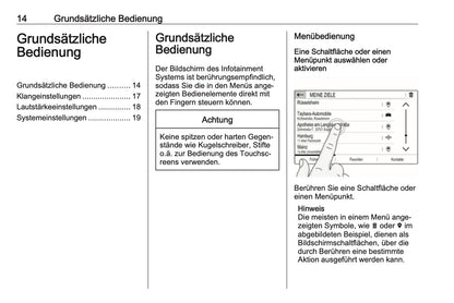 2018-2020 Opel Crossland X Infotainment Manual | German
