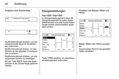 2012 Opel Zafira Tourer Infotainment-Handbuch | Deutsch