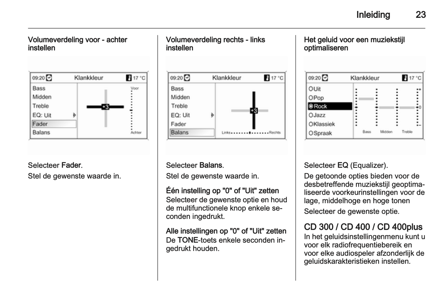 2013 Opel Zafira Tourer Infotainment Manual | Dutch