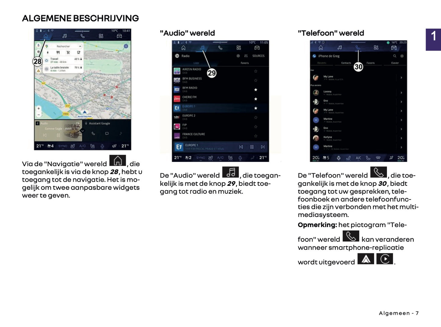 2025-2026 Renault Open R Link Infotainment Manual | Dutch