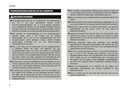 2025 Subaru Forester Infotainment Manual | Dutch