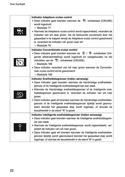 2022 Subaru Outback EyeSight Manual | Dutch