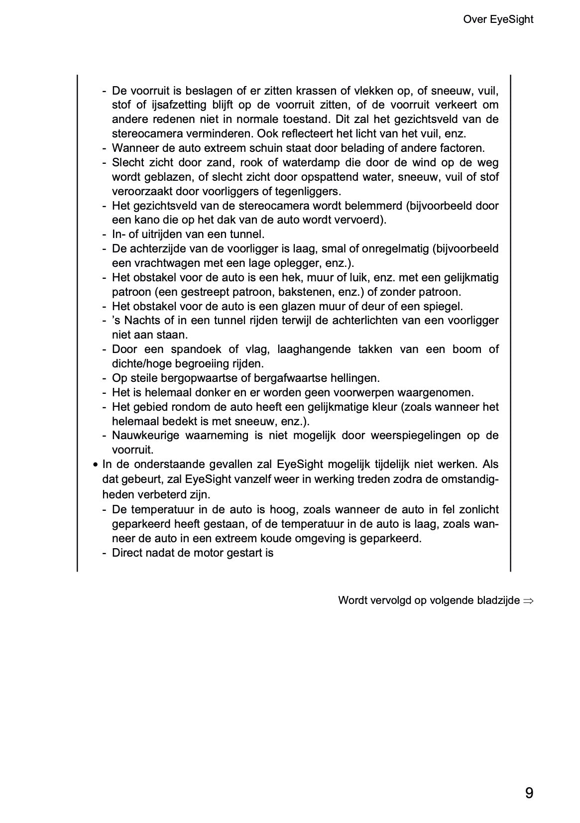2022 Subaru Outback EyeSight Manual | Dutch
