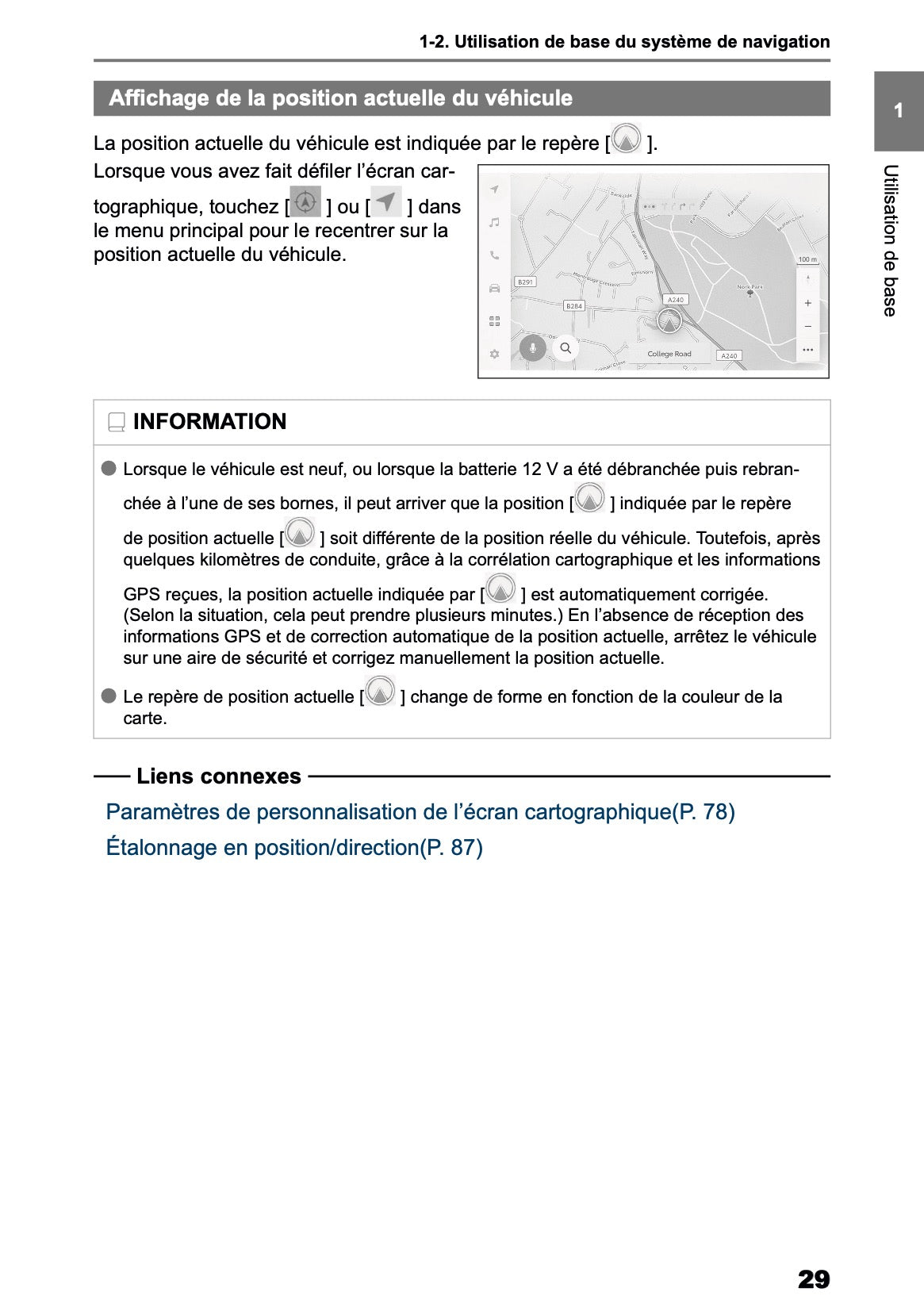 2025-2026 Toyota bZ4X Navigation Manual | French