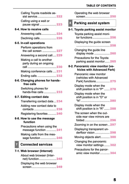 2025-2026 Toyota bZ4X Navigation Manual | English
