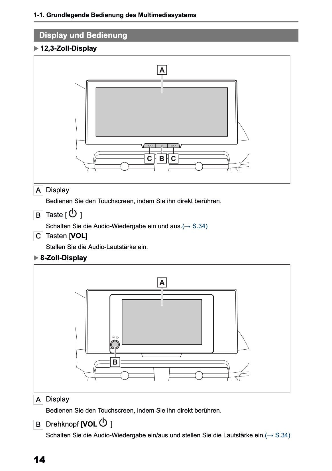 2025-2026 Toyota C-HR HEV/PHEV Navigation Anleitung | Deutsch