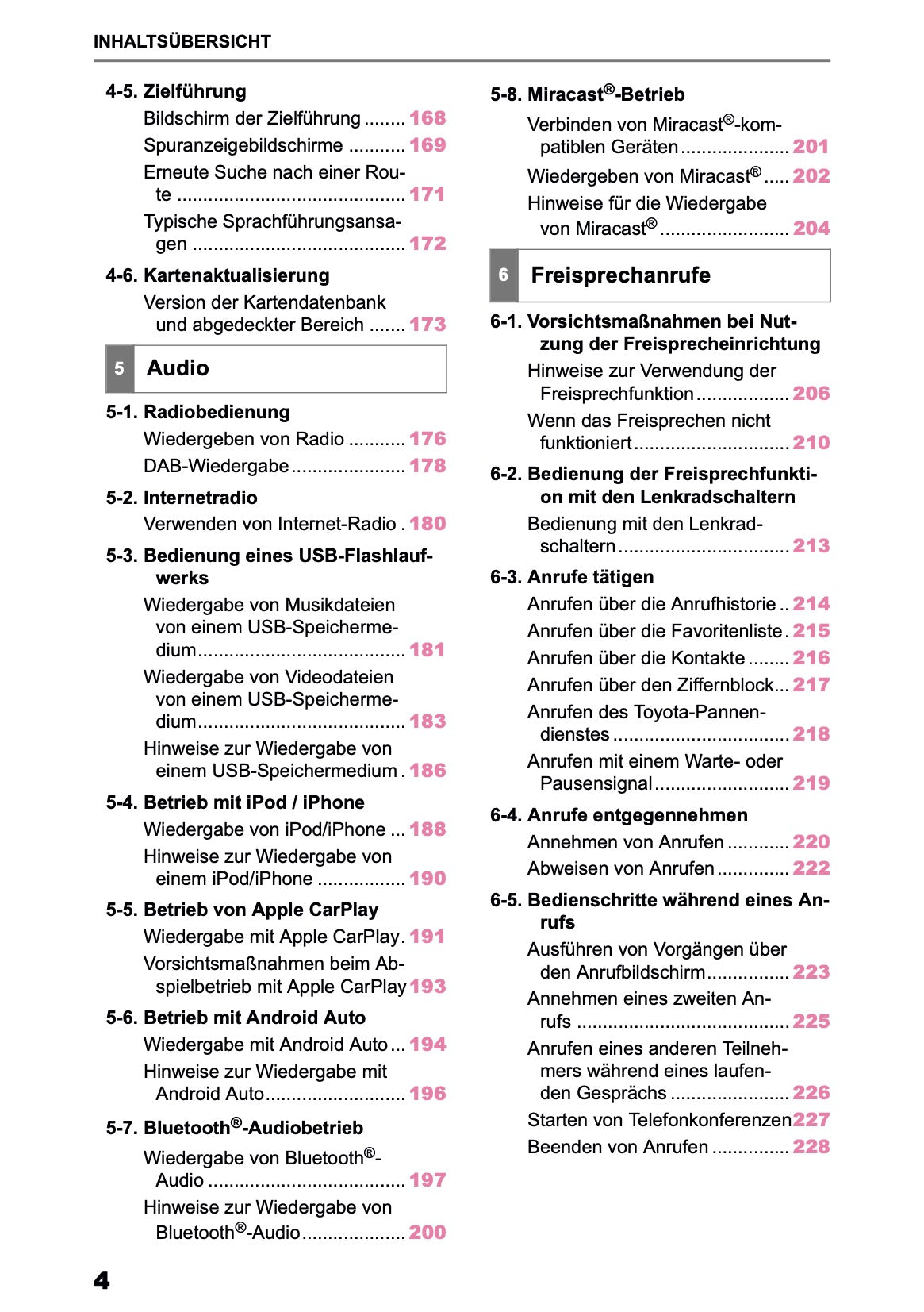 2025-2026 Toyota C-HR HEV/PHEV Navigation Anleitung | Deutsch