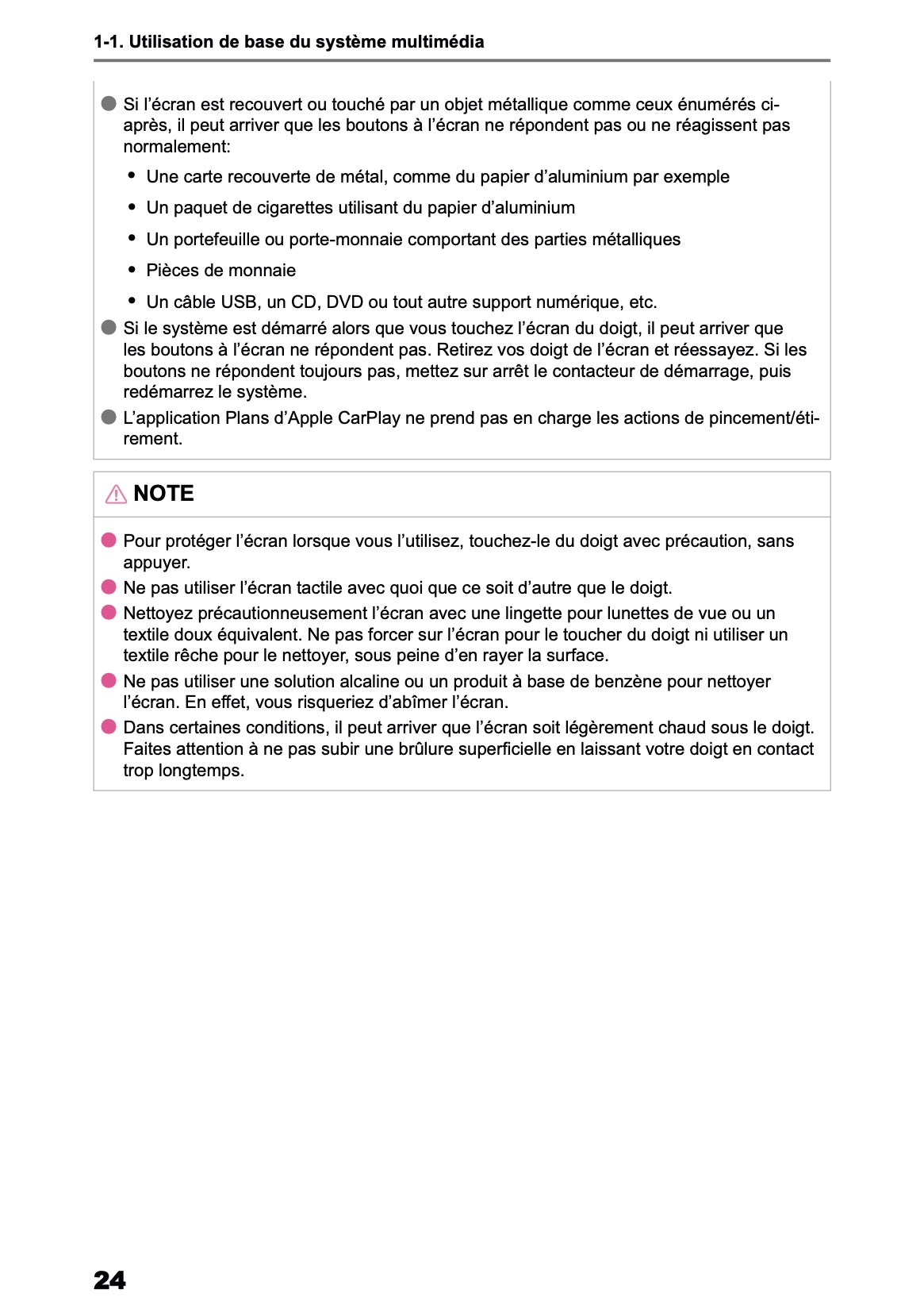 2025-2026 Toyota C-HR HEV/PHEV Navigation Manual | French