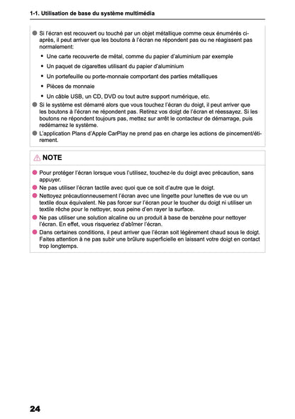2025-2026 Toyota C-HR HEV/PHEV Navigation Manual | French