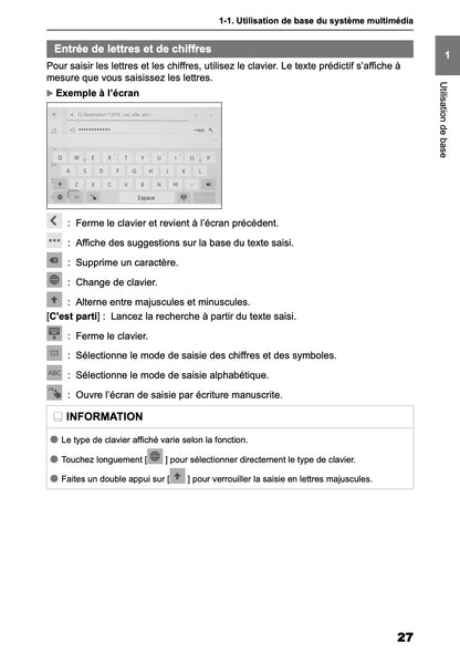 2025-2026 Toyota C-HR HEV/PHEV Navigation Manual | French
