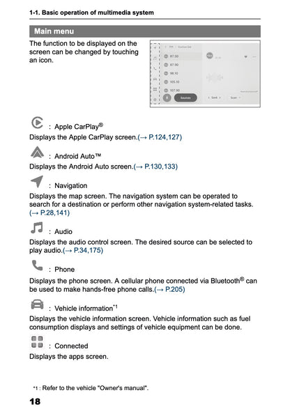 2025-2026 Toyota C-HR HEV/PHEV Navigation Manual | English