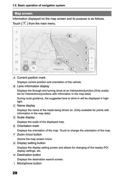 2025-2026 Toyota C-HR HEV/PHEV Navigation Manual | English