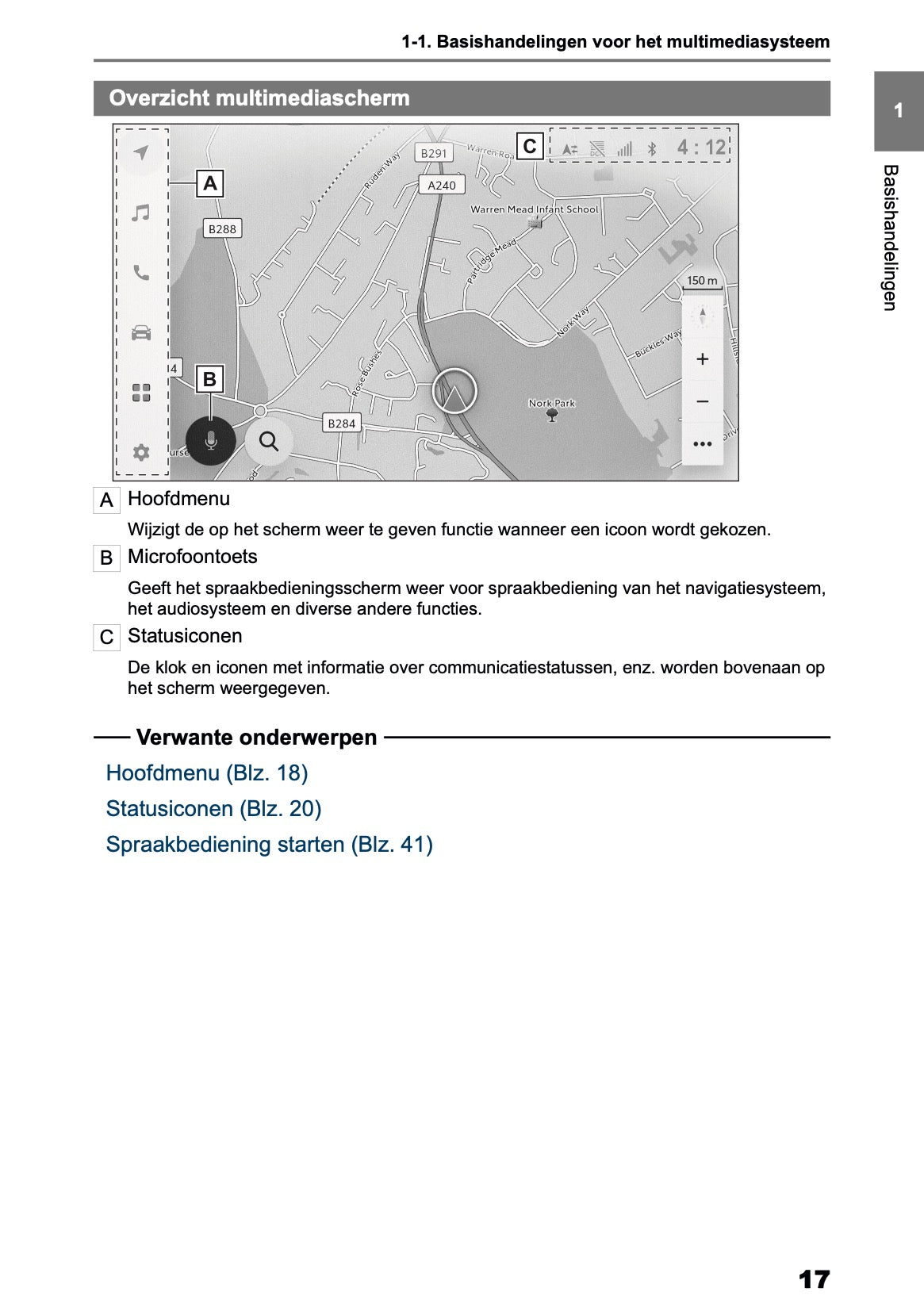 2025-2026 Toyota C-HR HEV/PHEV Navigation Manual | Dutch