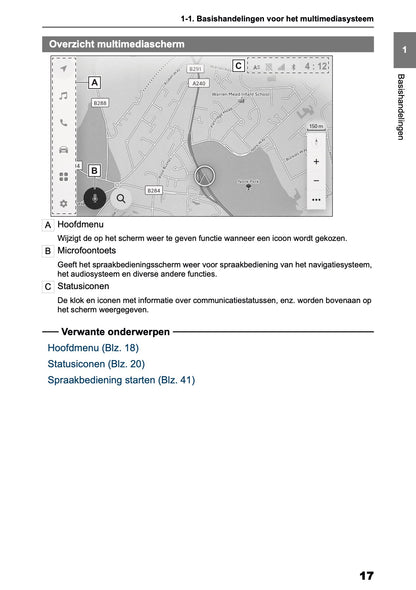 2025-2026 Toyota C-HR HEV/PHEV Navigation Manual | Dutch