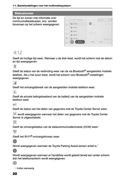 2025-2026 Toyota C-HR HEV/PHEV Navigation Manual | Dutch