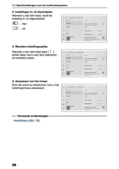 2025-2026 Toyota C-HR HEV/PHEV Navigation Manual | Dutch
