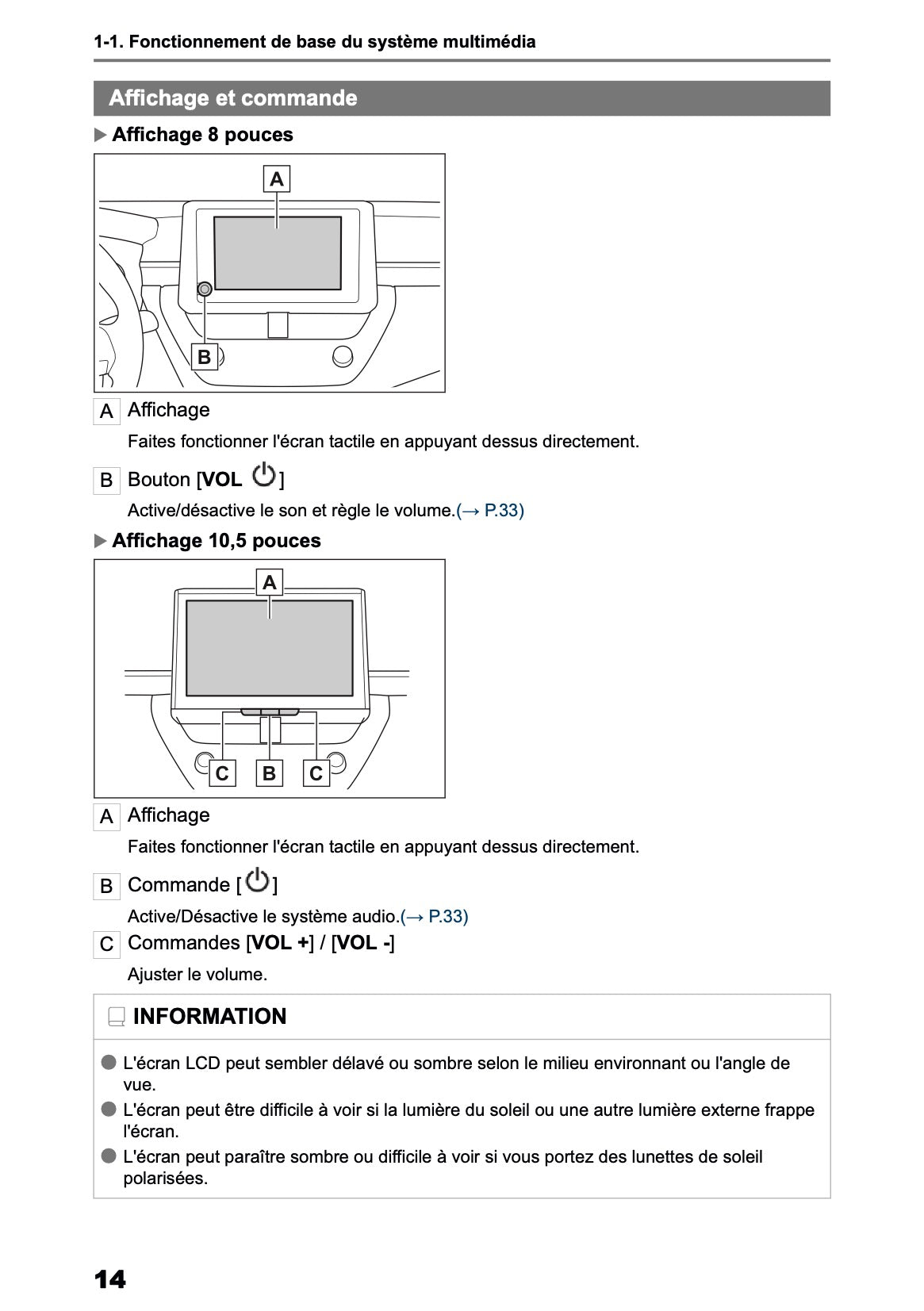 2026 Toyota Corolla Hybrid Hatchback/Touring Sports Navigation Manual | French