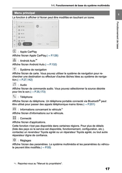 2026 Toyota Corolla Hybrid Hatchback/Touring Sports Navigation Manual | French