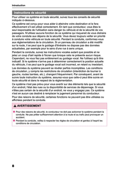 2026 Toyota RAV4 Navigation Manual | French