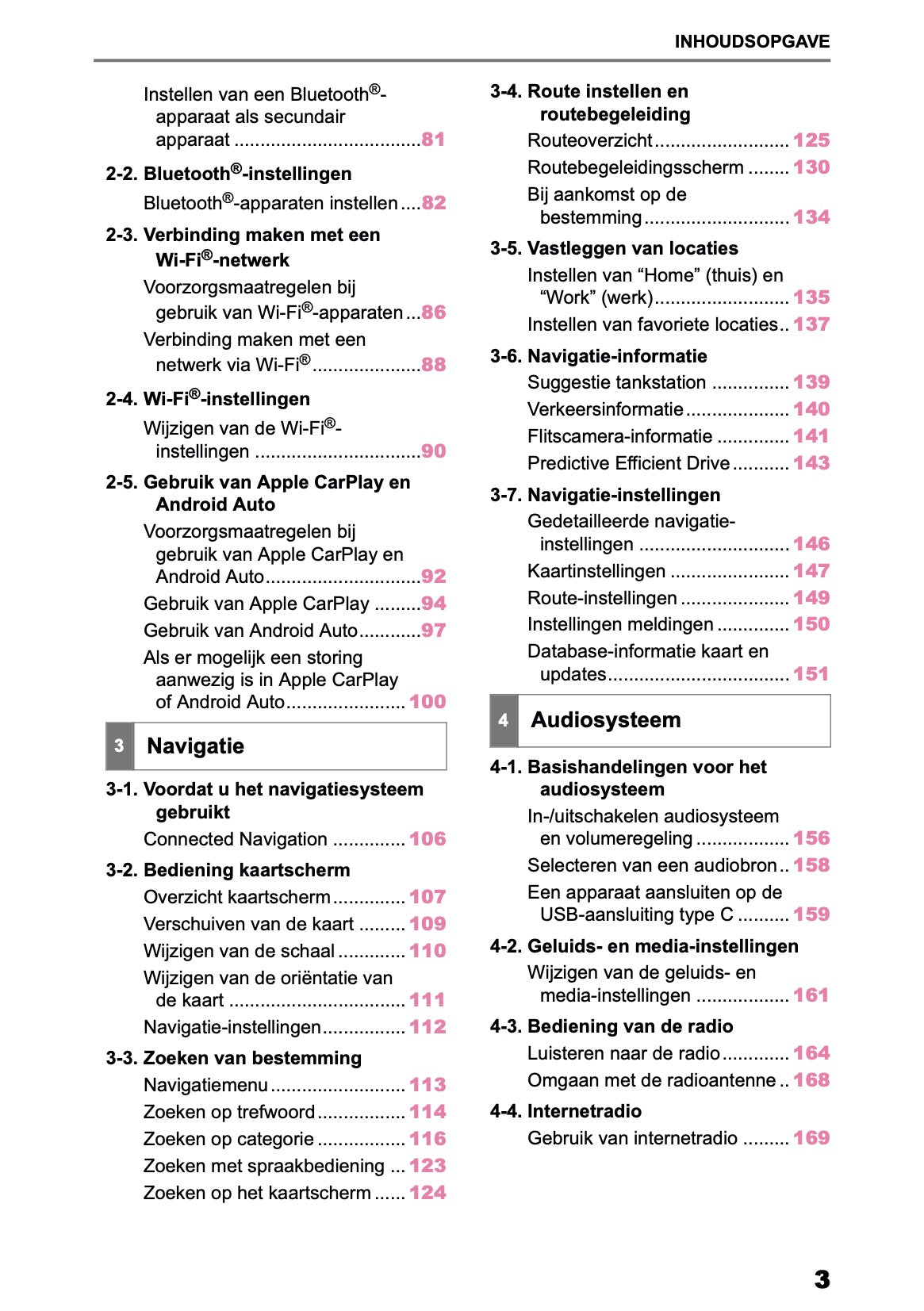 2026 Toyota RAV4 HEV/PHEV Navigation Manual | Dutch