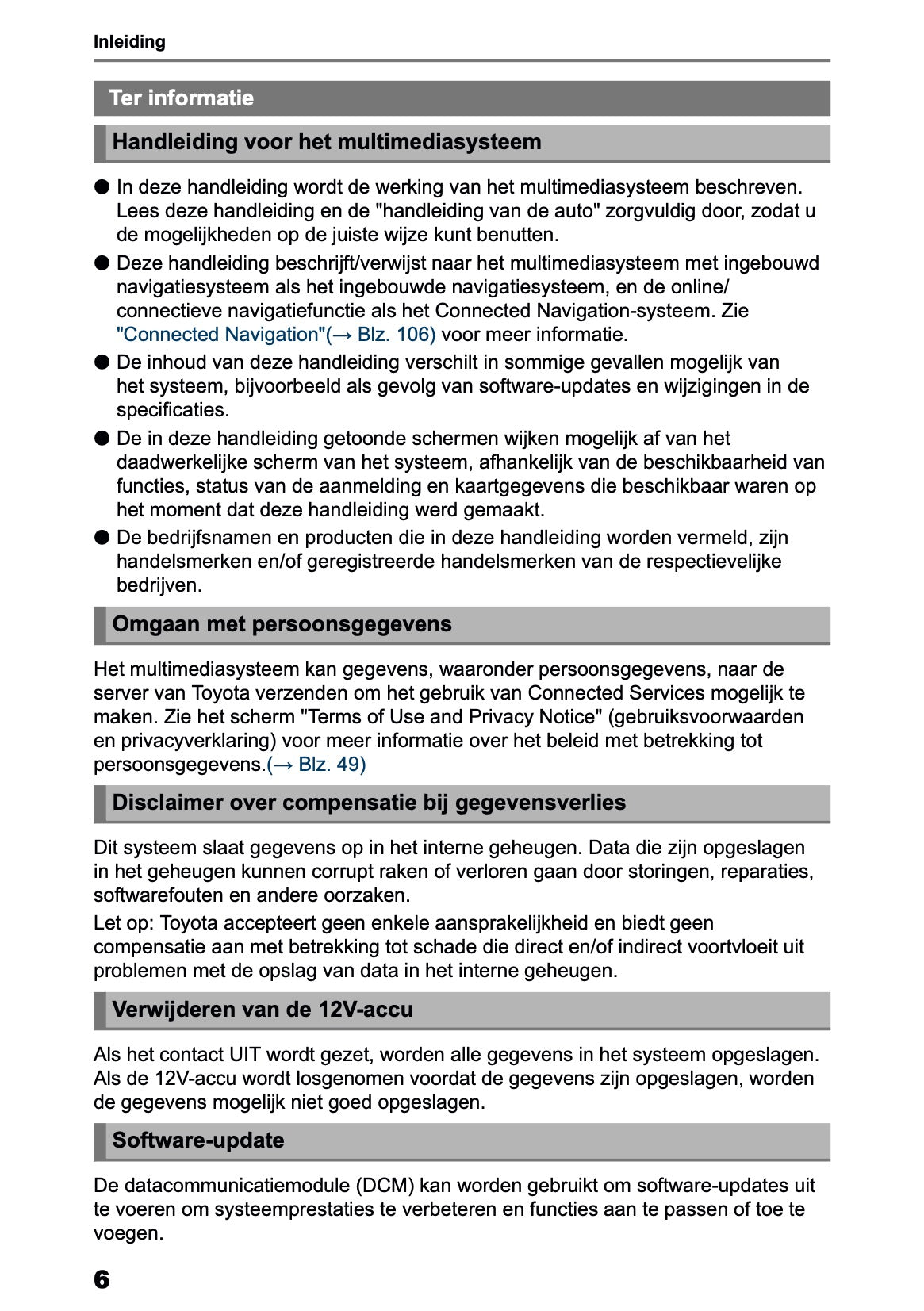 2026 Toyota RAV4 HEV/PHEV Navigation Manual | Dutch