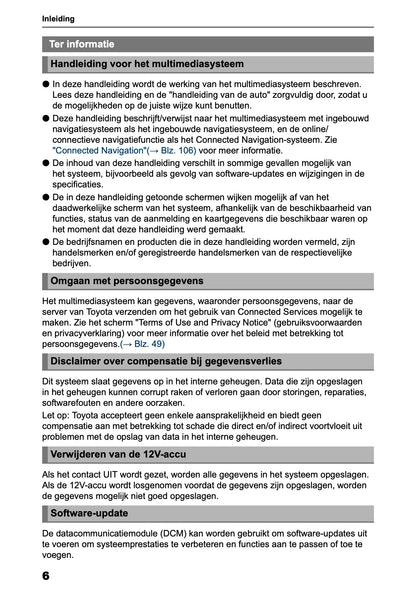 2026 Toyota RAV4 HEV/PHEV Navigation Manual | Dutch