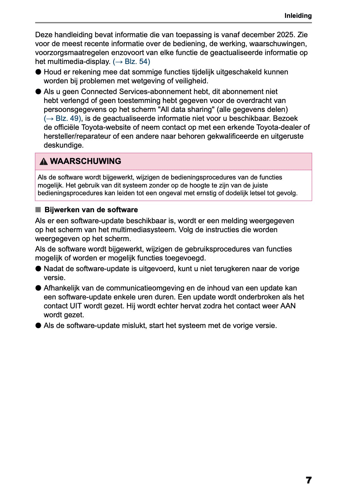 2026 Toyota RAV4 HEV/PHEV Navigation Manual | Dutch