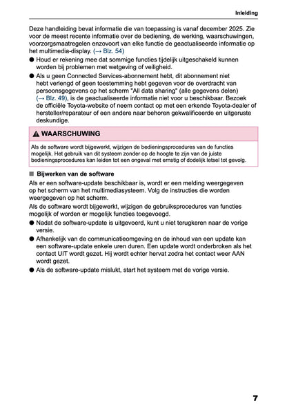 2026 Toyota RAV4 HEV/PHEV Navigation Manual | Dutch