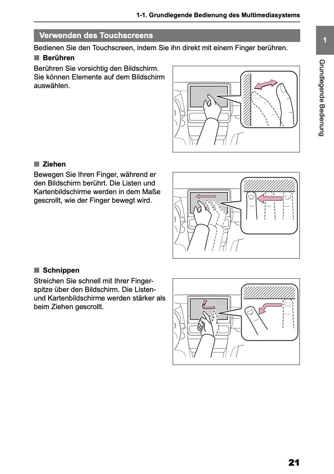 2025 Toyota Yaris Cross Hybrid Navigation Anleitung | Deutsch