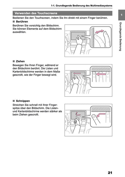 2025 Toyota Yaris Cross Hybrid Navigation Anleitung | Deutsch