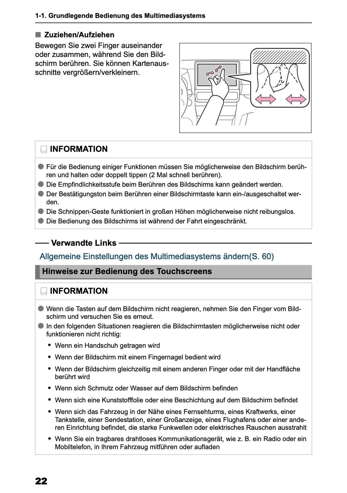 2025 Toyota Yaris Cross Hybrid Navigation Anleitung | Deutsch