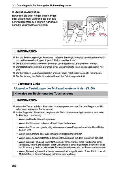 2025 Toyota Yaris Cross Hybrid Navigation Anleitung | Deutsch