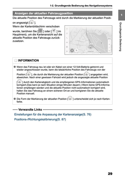 2025 Toyota Yaris Cross Hybrid Navigation Anleitung | Deutsch