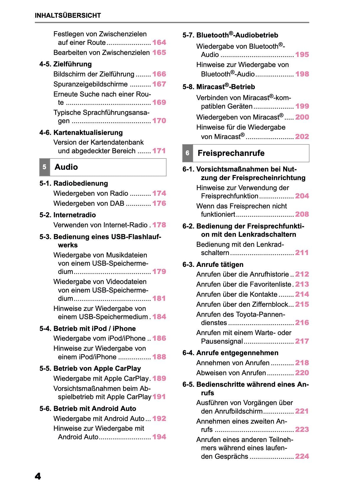 2025 Toyota Yaris Cross Hybrid Navigation Anleitung | Deutsch