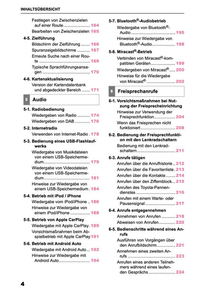 2025 Toyota Yaris Cross Hybrid Navigation Anleitung | Deutsch