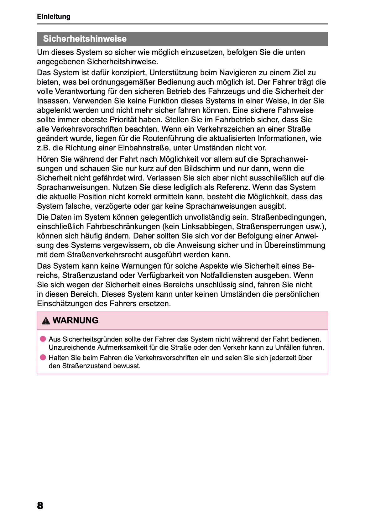 2025 Toyota Yaris Cross Hybrid Navigation Anleitung | Deutsch