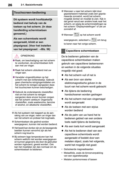 2021-2023 Toyota Yaris Cross/Yaris Cross Hybrid Navigation Manual | Dutch