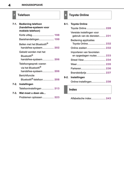 2021-2023 Toyota Yaris Cross/Yaris Cross Hybrid Navigation Manual | Dutch