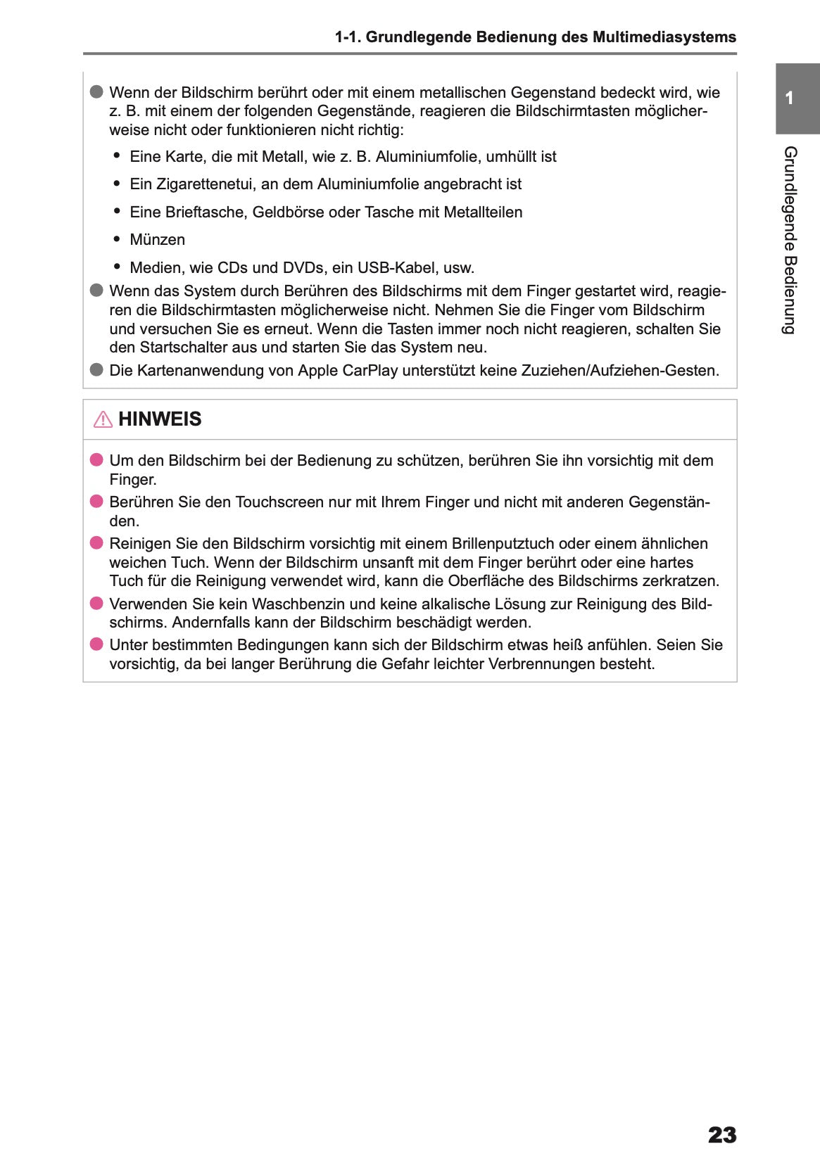 2026 Toyota Yaris Cross Hybrid Navigation Anleitung | Deutsch