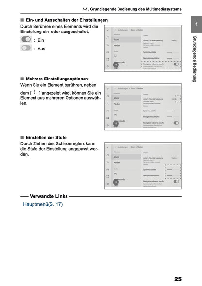 2026 Toyota Yaris Hybrid Navigation Manual | German